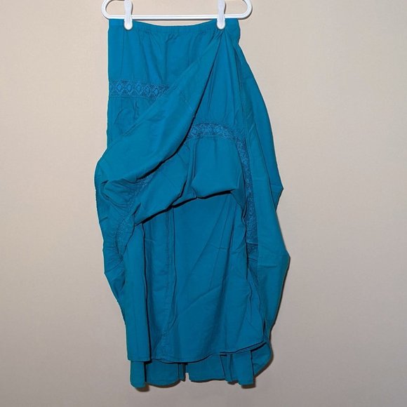 ALC Turquoise Blue Aqua Maxi Summery Skirt. Medium Size. - Picture 3 of 9